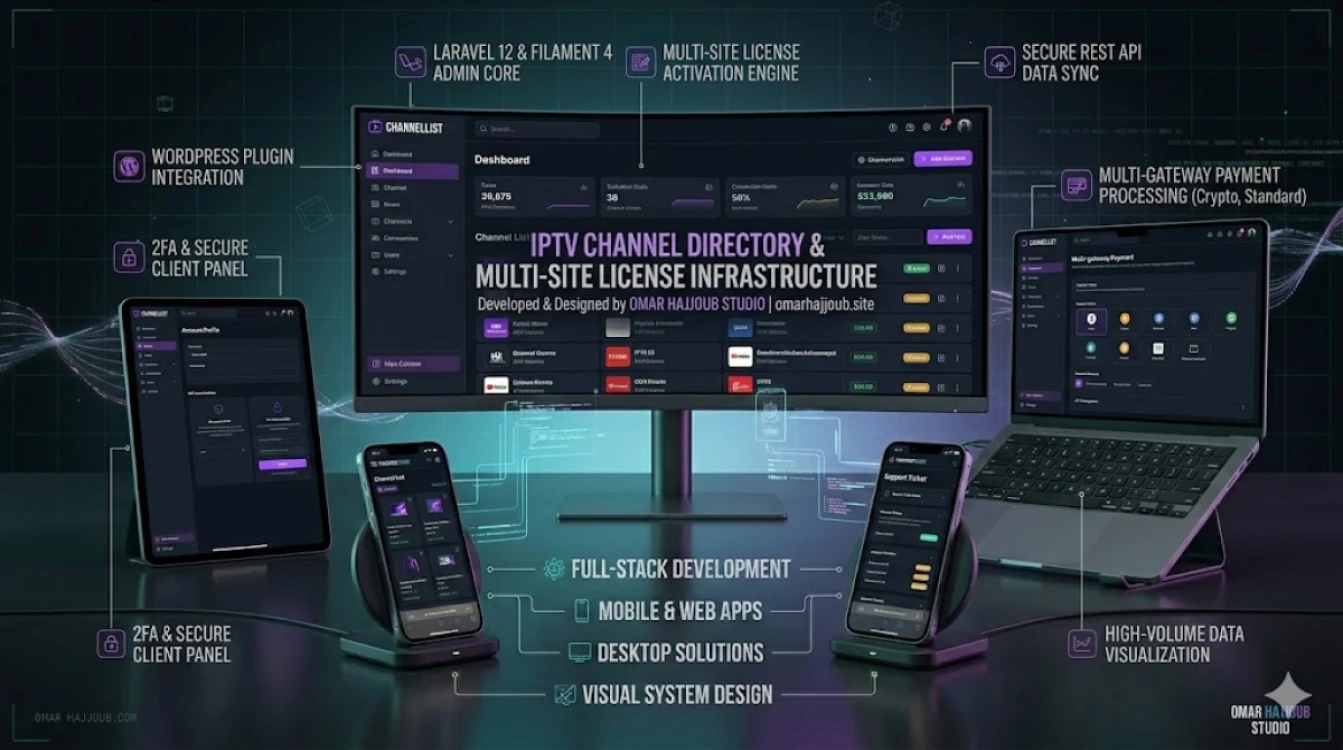 IPTV Channel Directory & Multi-Site License Infrastructure