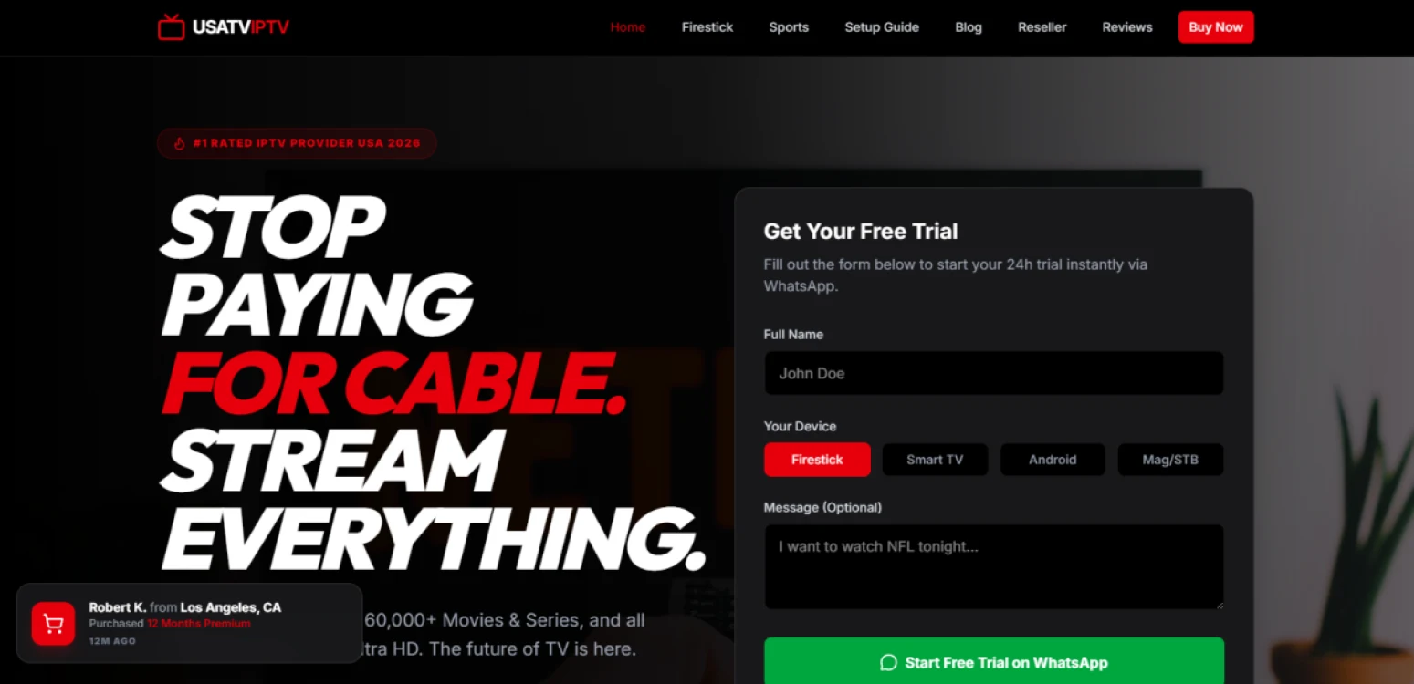 USATV IPTV: #1 Streaming Service for the USA